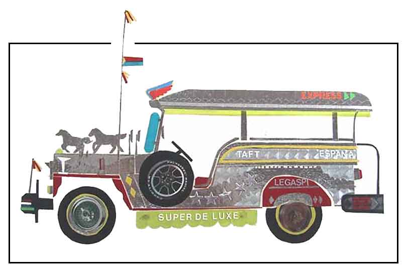 Jeepney / Collage / Godofredo Stuart / The Jeepney Art Gallery at  StuartXchange